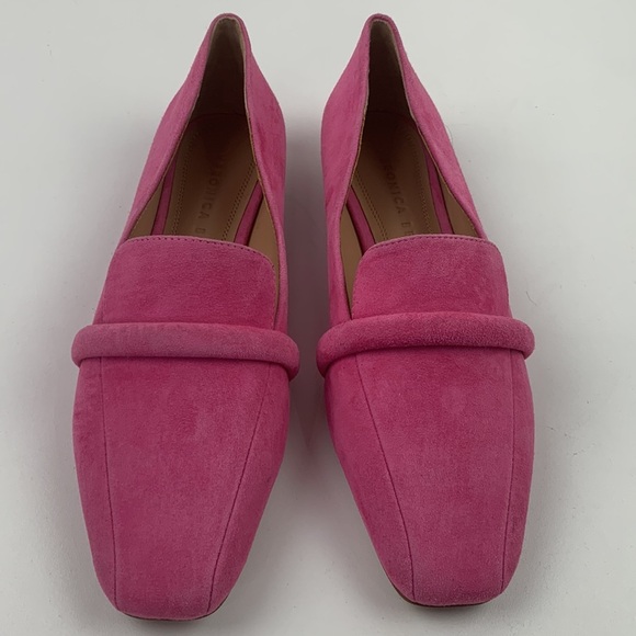 Veronica Beard Women’s Pink Suede Slip on Loafers size 6 - Picture 3 of 8